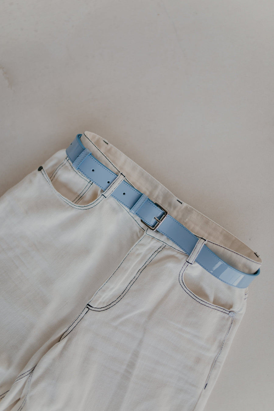 La Ceinture | Bleu Ciel Laqué