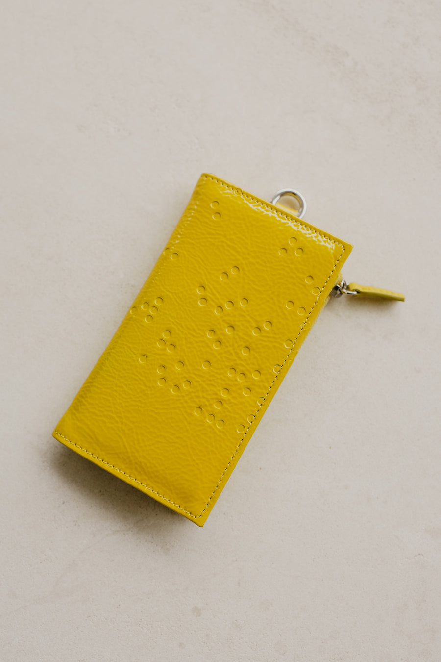 Cardholder Zip Dots | Limon Stone