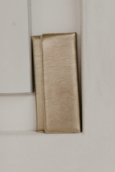 Bridal Collection | Folded Clutch Soft Gold Structured