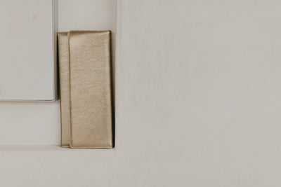 Bridal Collection | Folded Clutch Soft Gold Structured