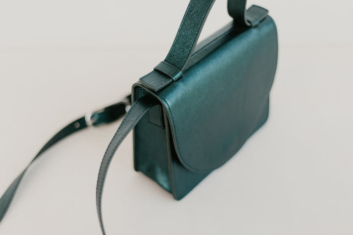 Micro Briefcase | Forest Shimmer