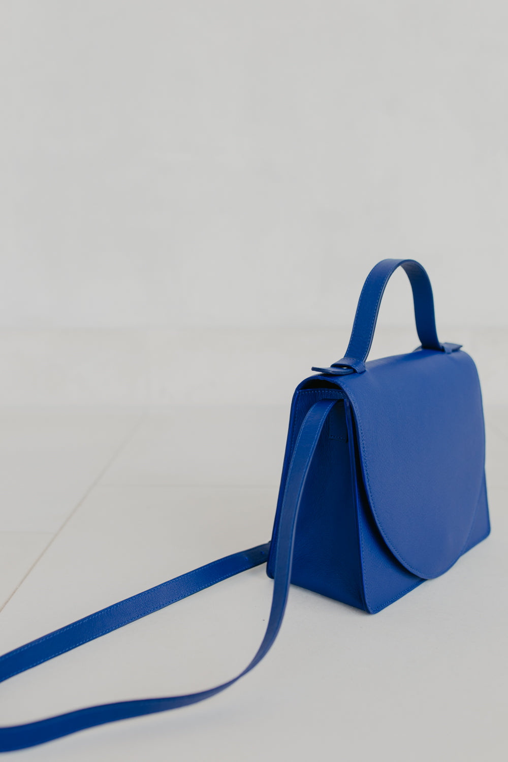 Mini Briefcase | Lapis Velvet