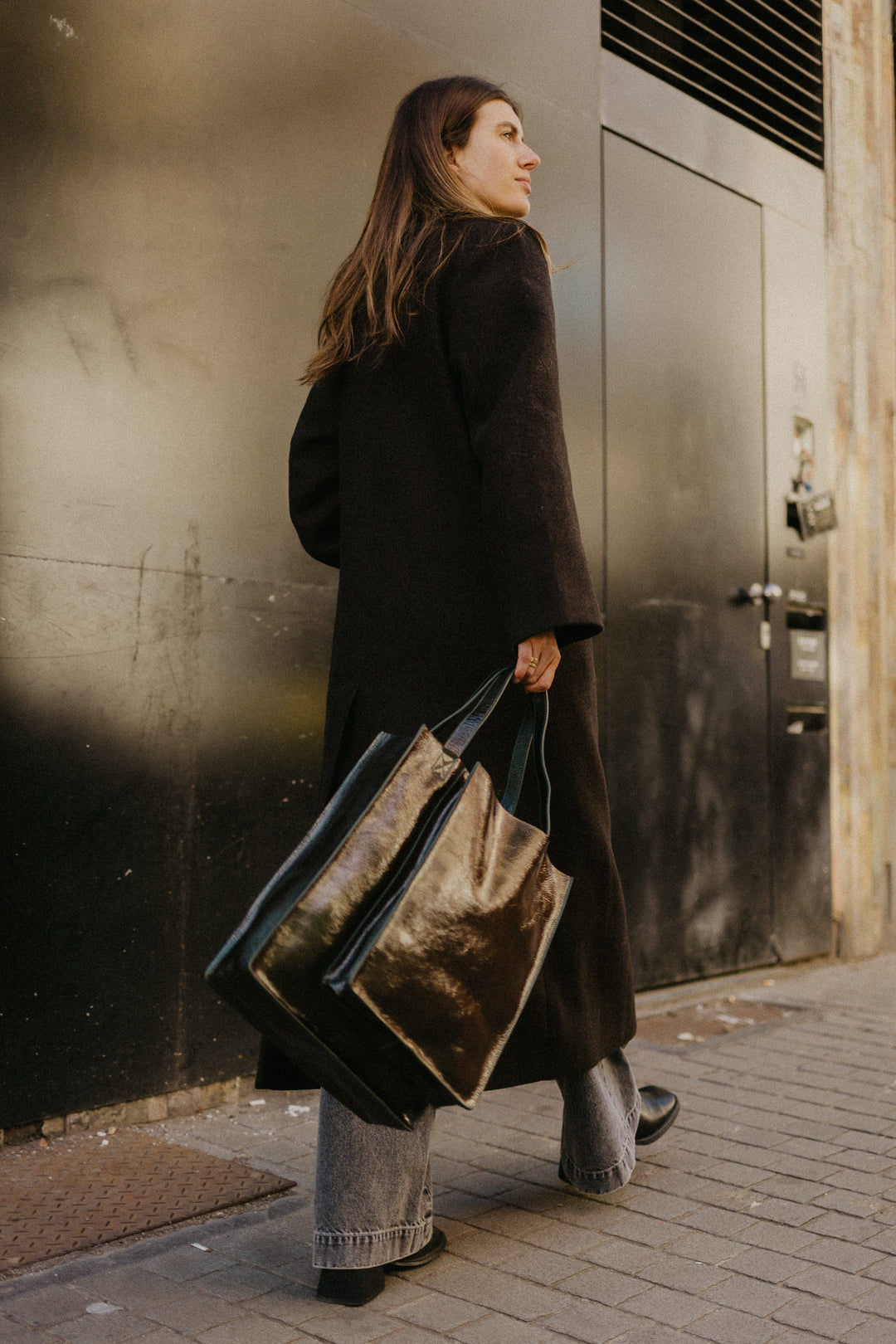 Double Shopper | Kiwi Rose Stone