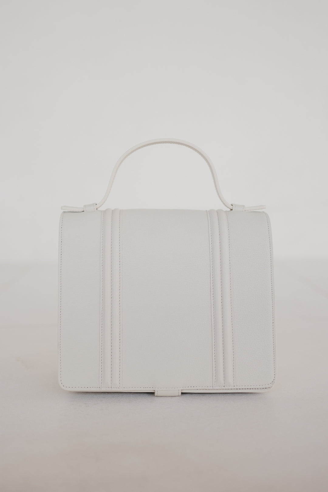 Mini Briefcase | Doublé White Structured