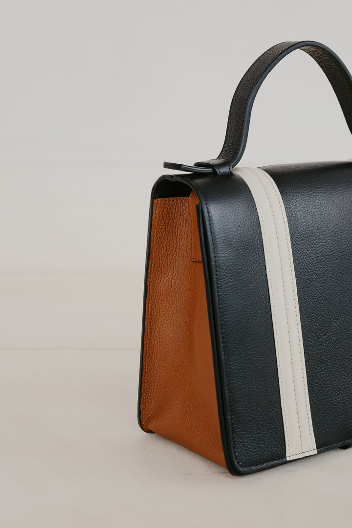 Mini Briefcase Doublé | Tricolor Structured