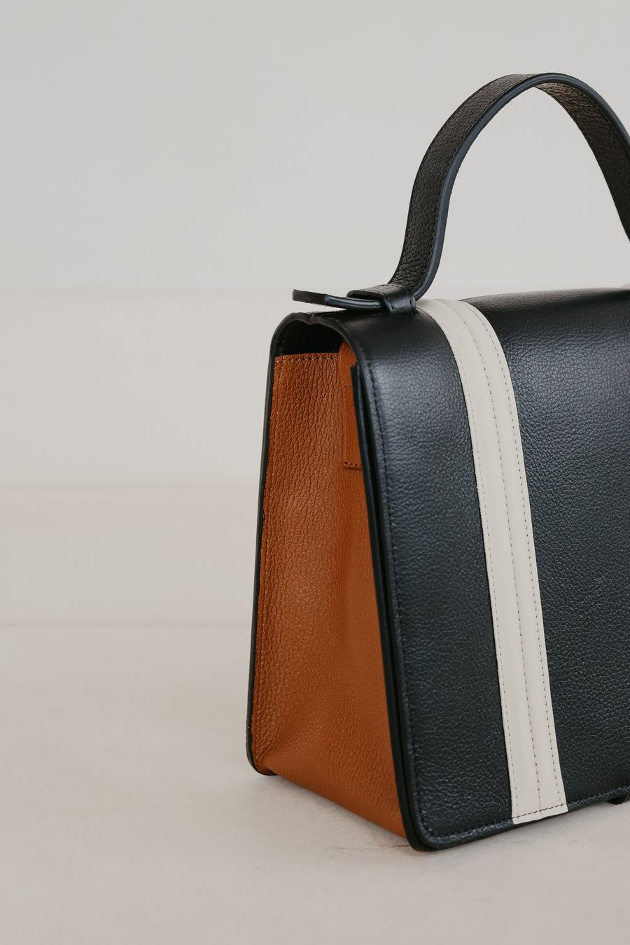 Mini Briefcase Doublé | Tricolor Structured