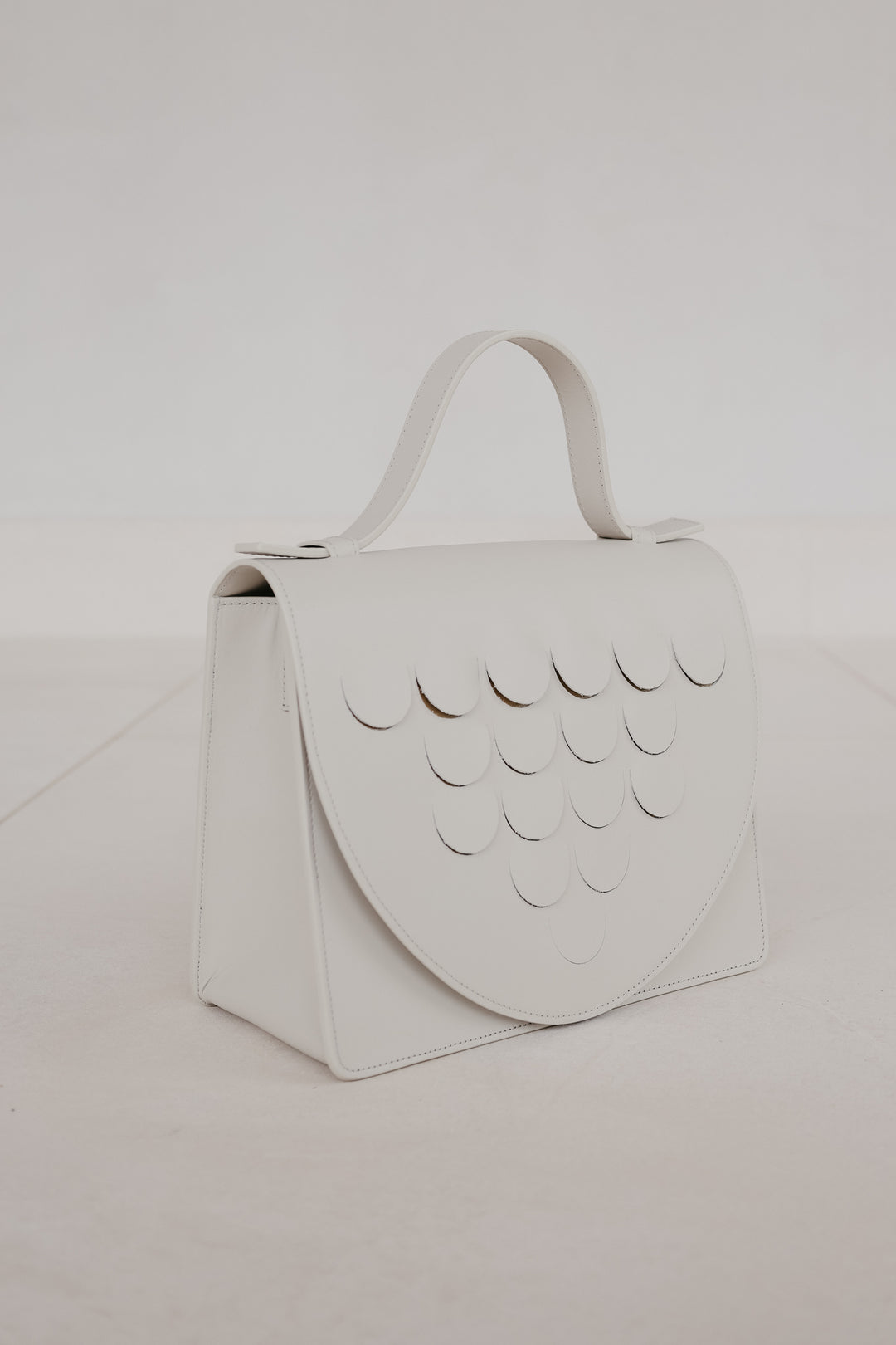 Mini Briefcase Scales | White