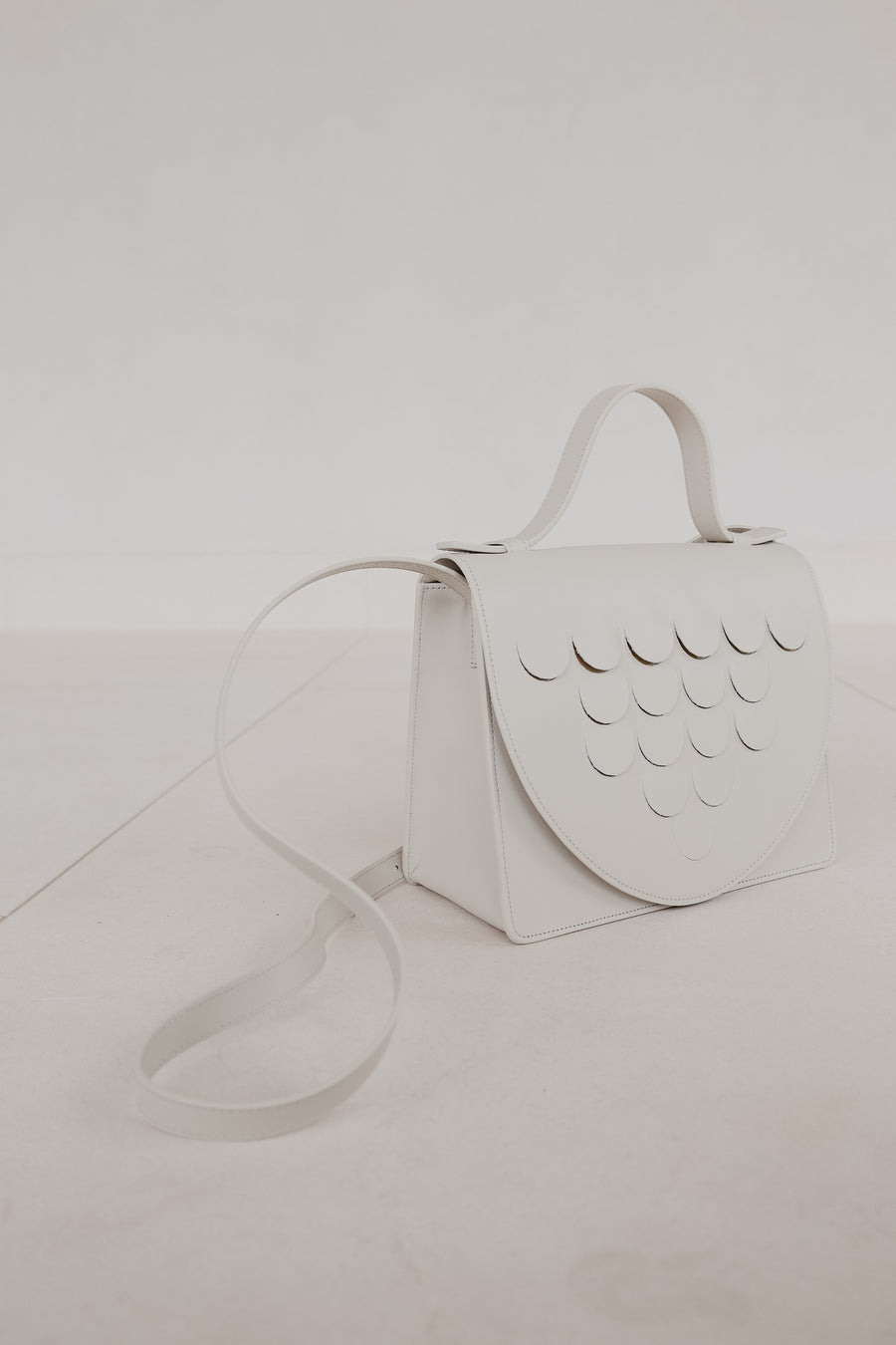 Mini Briefcase Scales | White