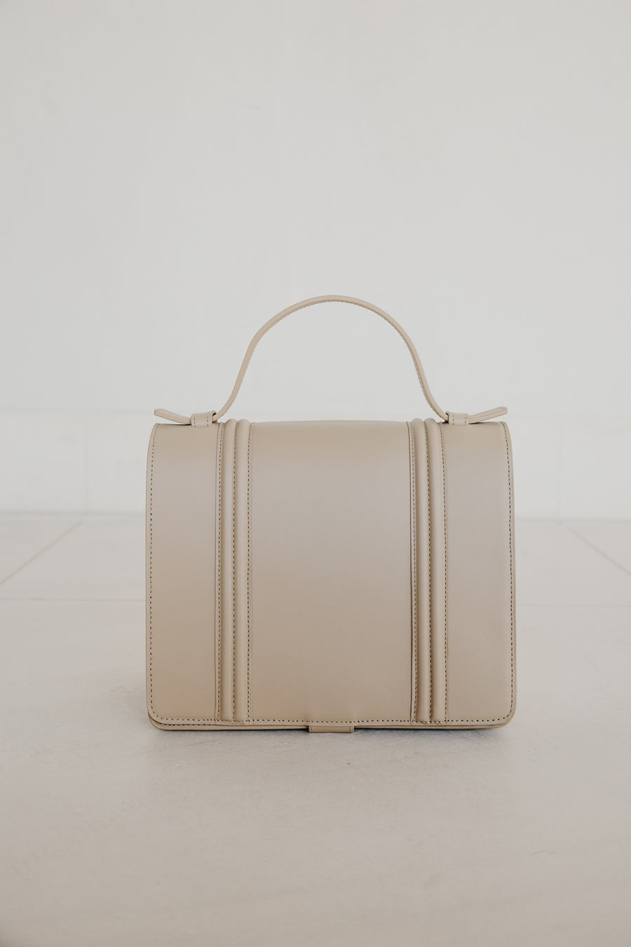Mini Briefcase Doublé | Beige Pure