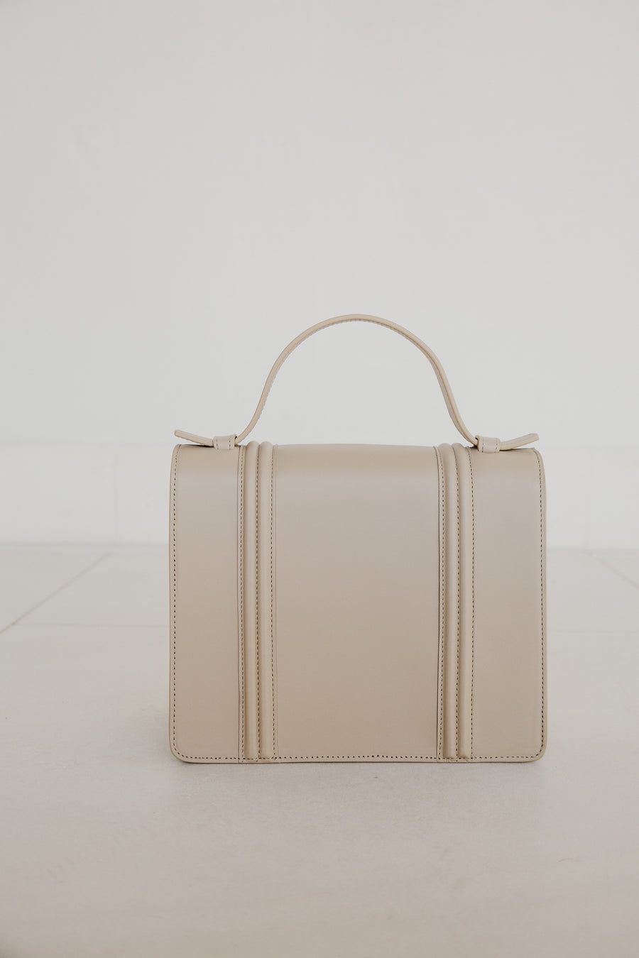 Mini Briefcase Doublé | Beige Pure