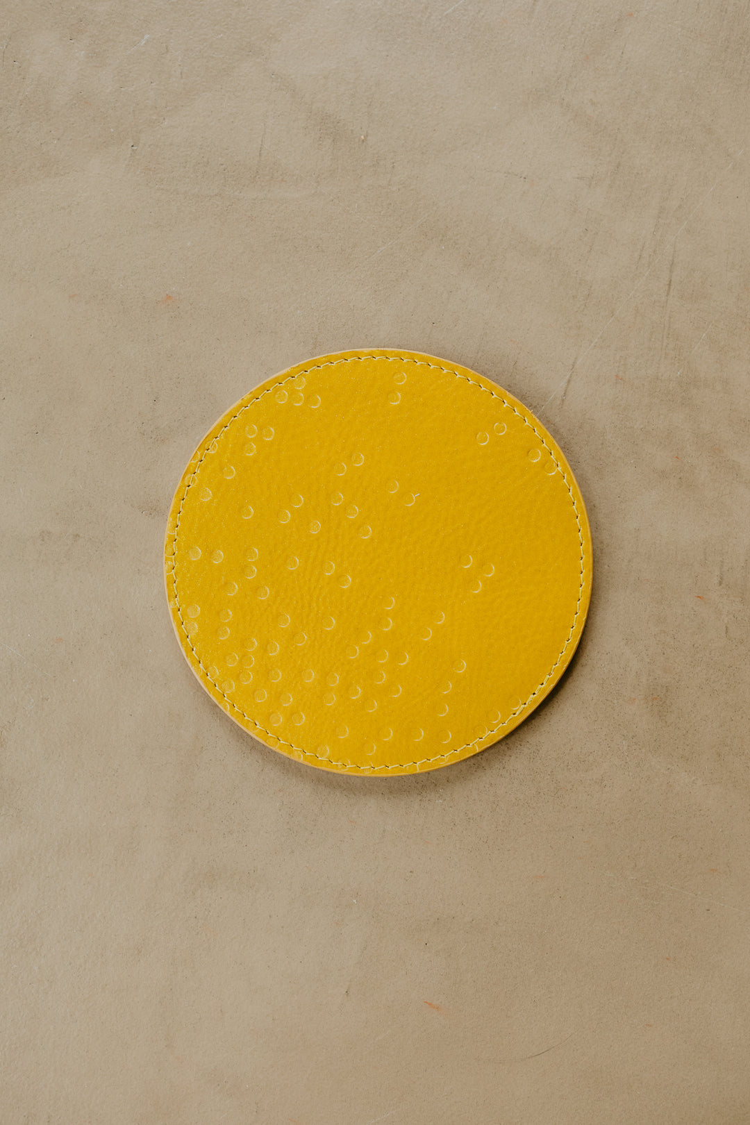 Bottle Coaster Dots | Citrine