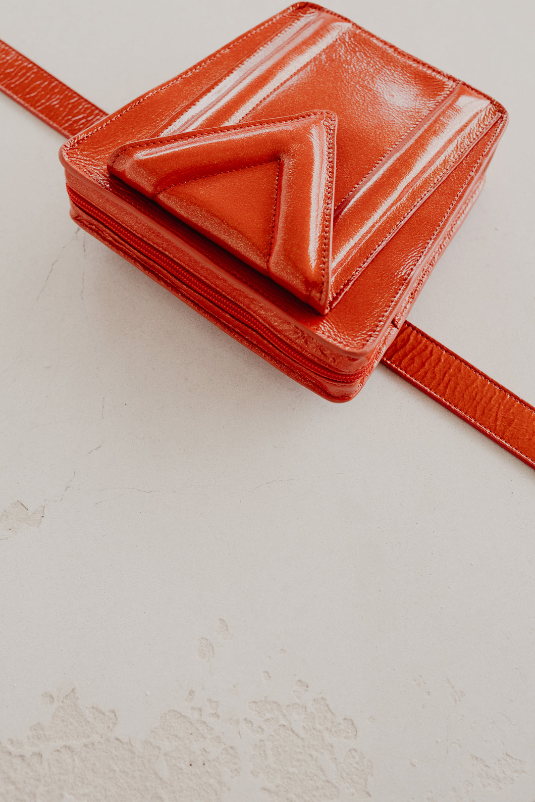Belt Bag: Belt XL Garnet + Trapezium M Garnet