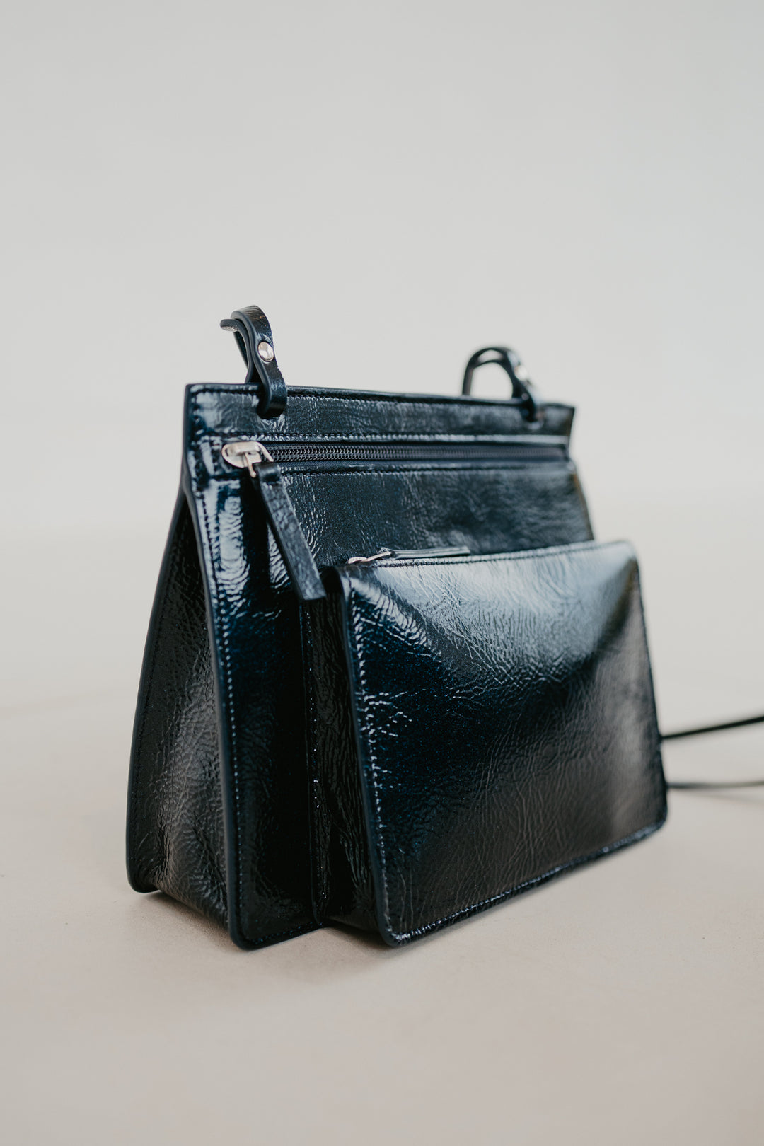 Double Pouch | Night Blue Stone