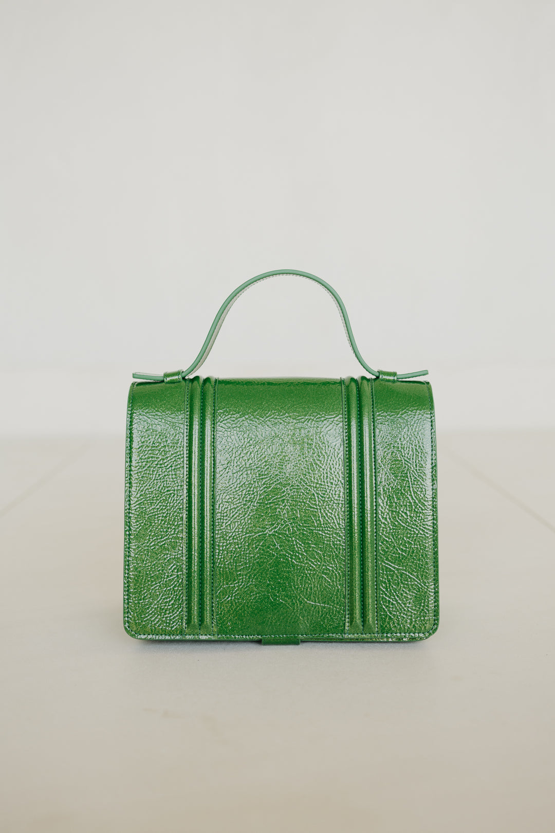 Mini Briefcase Doublé | Grass Stone