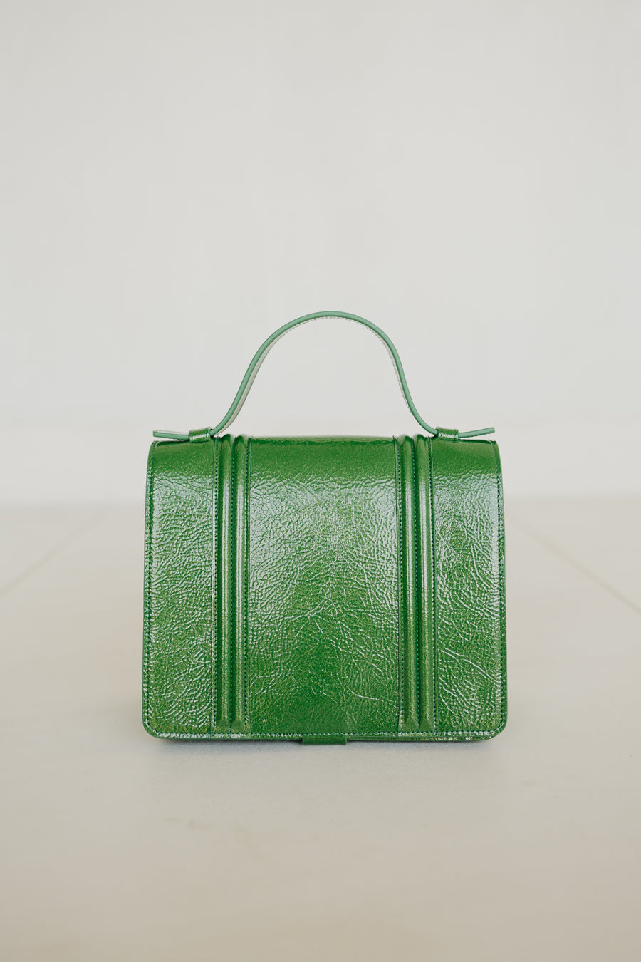 Mini Briefcase Doublé | Grass Stone