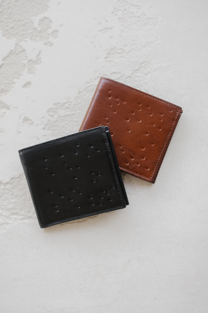 Man Wallet | Cognac Dots