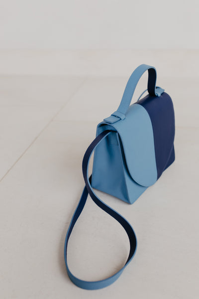 Mini Briefcase | Demi Blue