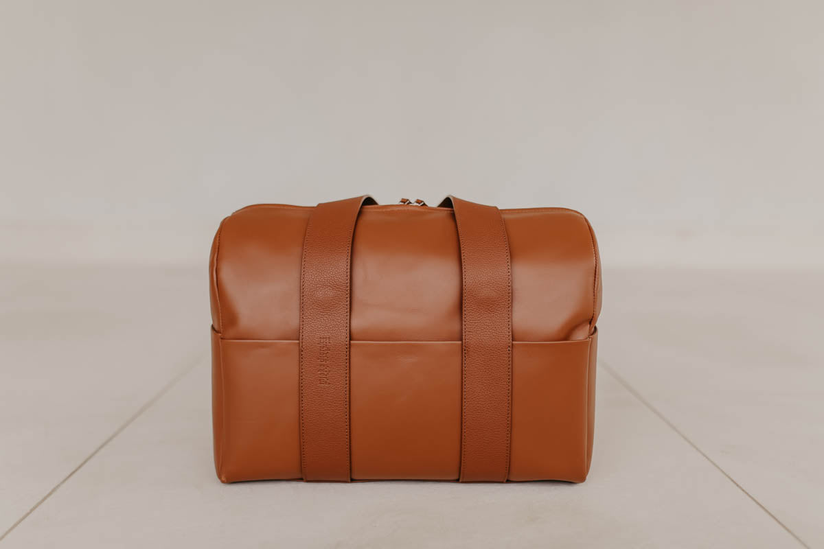 Mini Bowling Bag | Cognac / Structured