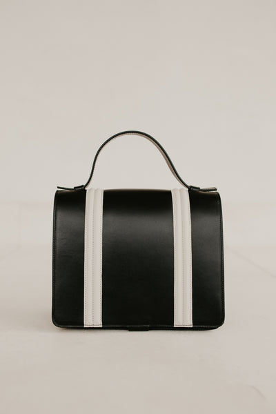 Mini Briefcase Doublé | Combi Black / White