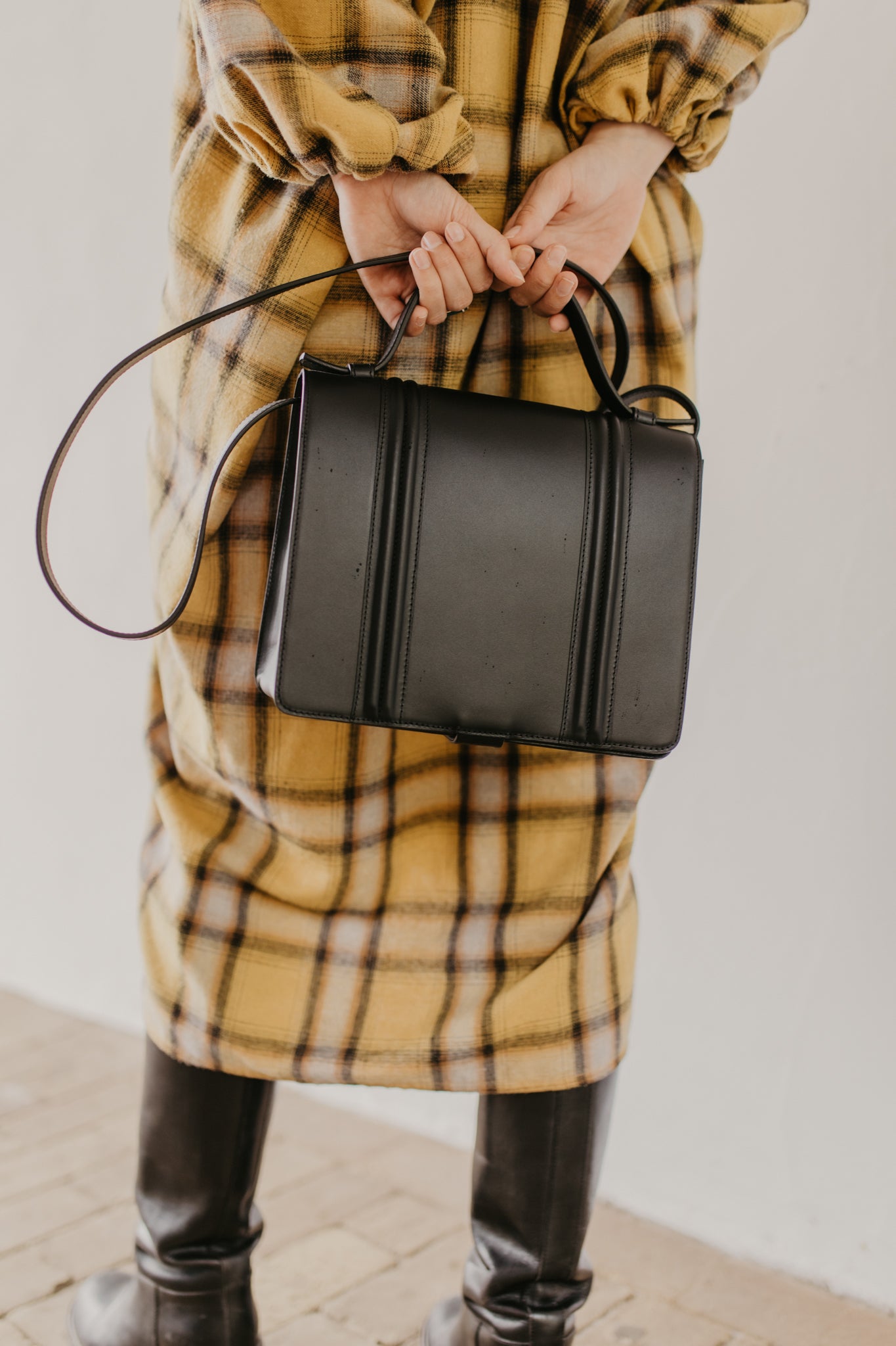 Mini Briefcase Doublé | Black