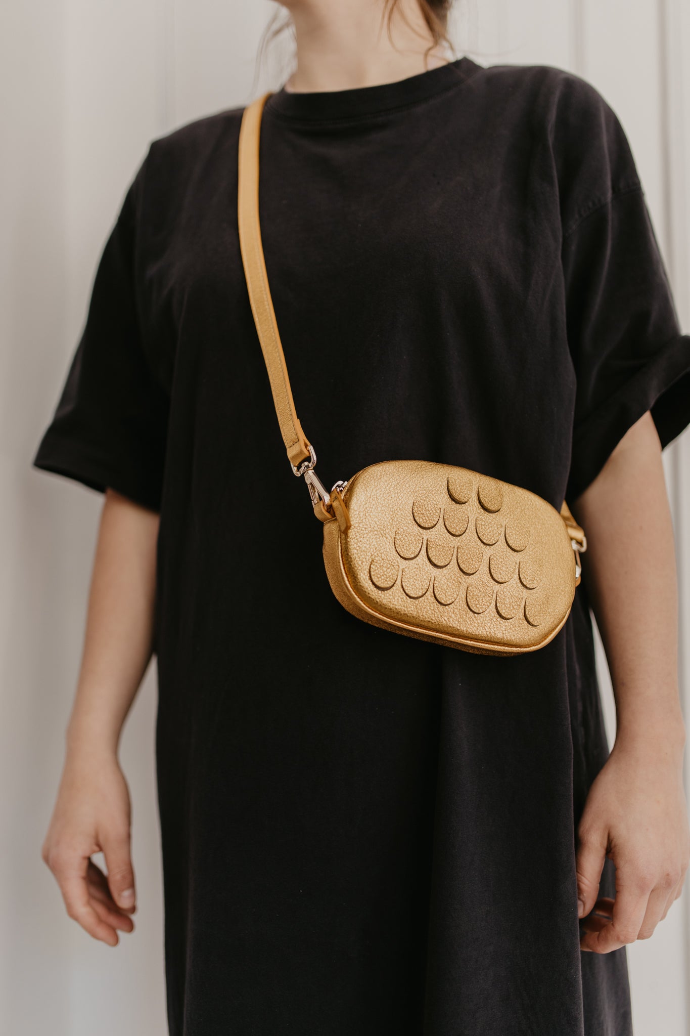 Oval Mini Bag Yellow Gold – Mieke Dierckx