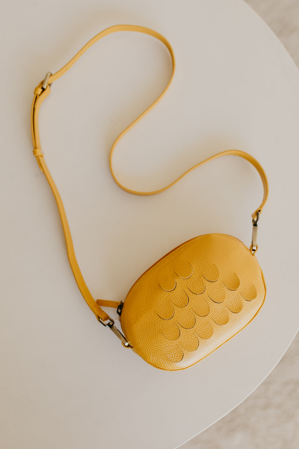 Oval Mini Bag | Safran Stone