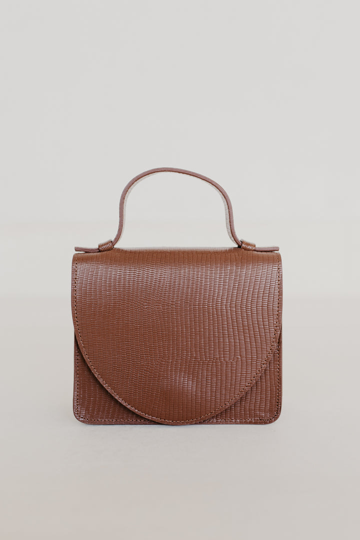 Porte-documents Micro | Serpent Cognac