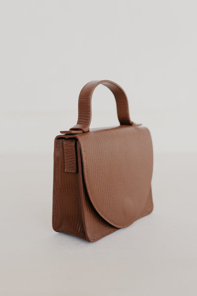 Porte-documents Micro | Serpent Cognac