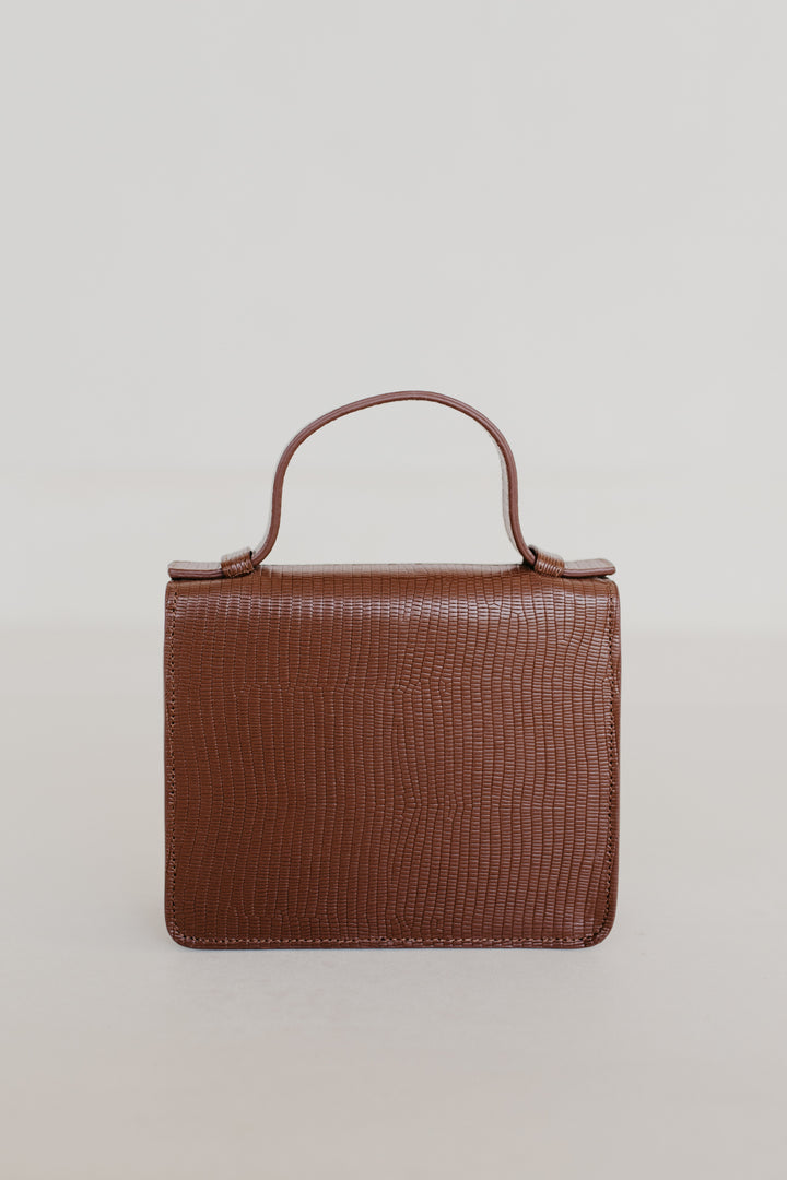 Porte-documents Micro | Serpent Cognac