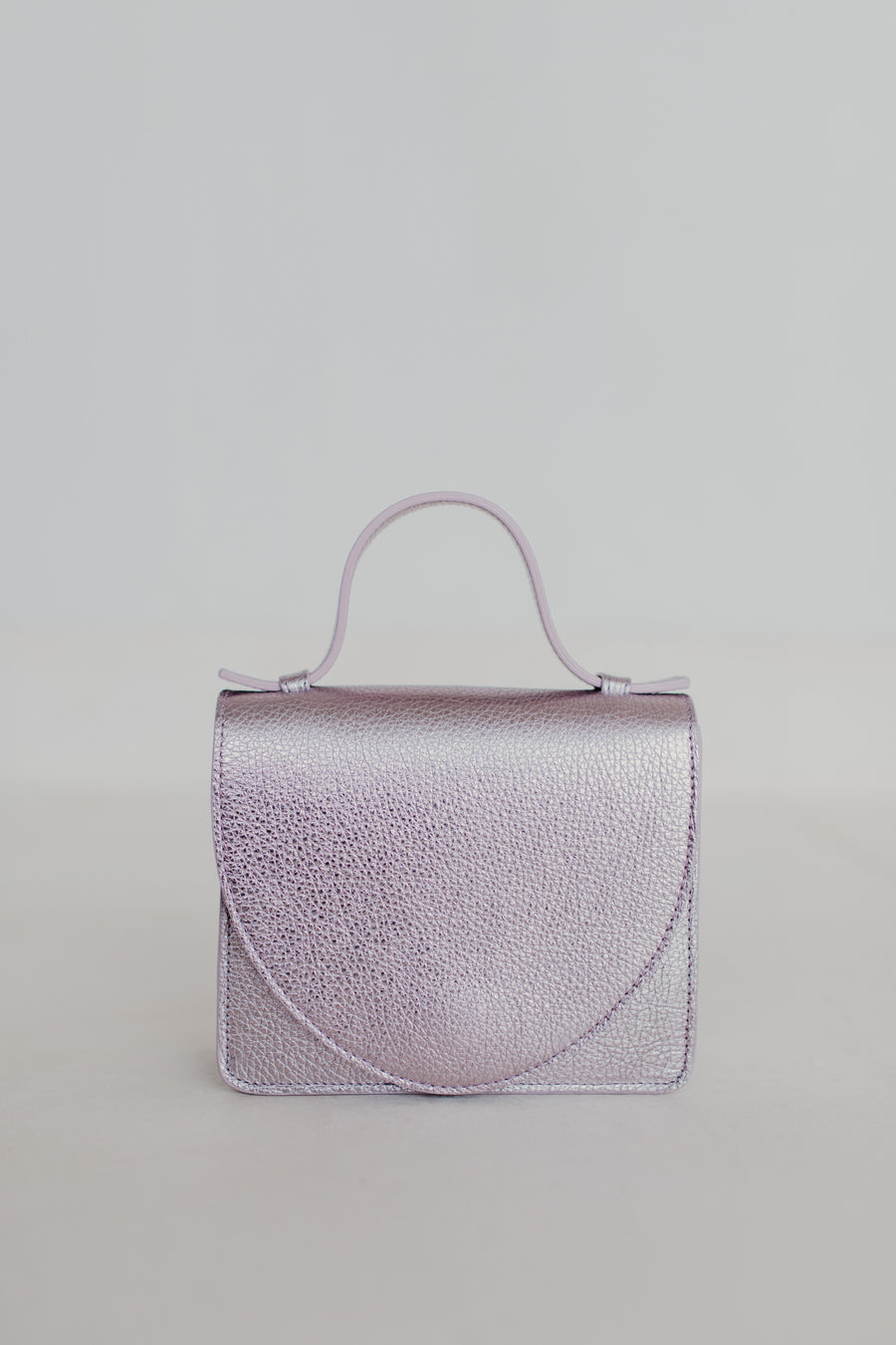 Micro Briefcase | Violet Shimmer