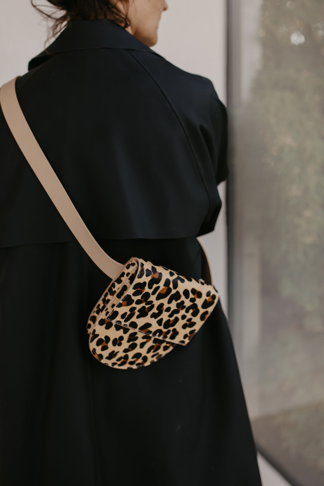 Sac ceinture : Belt XL Beige + Half Moon Leopard