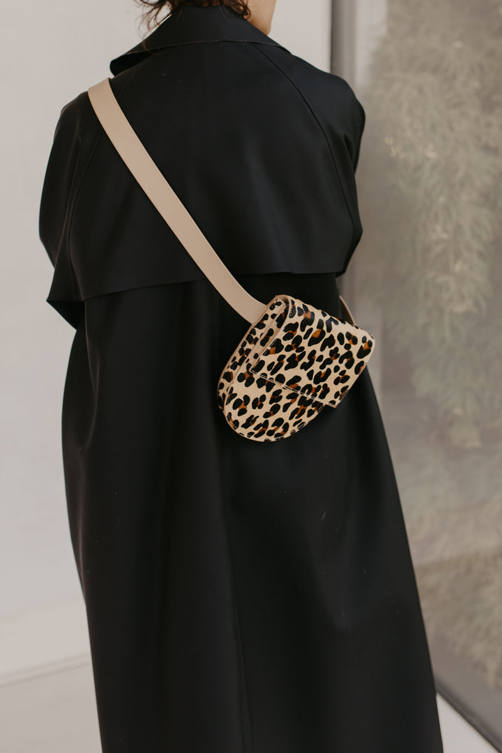 Sac ceinture : Belt XL Beige + Half Moon Leopard