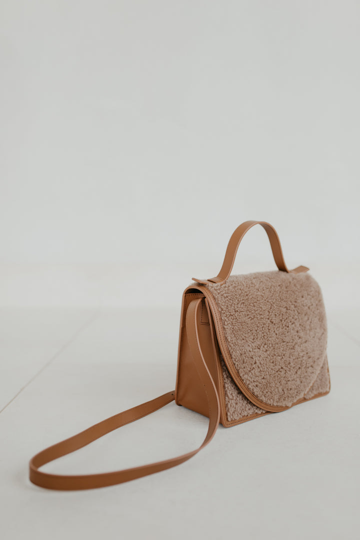 Mini porte-documents | Teddy Cognac