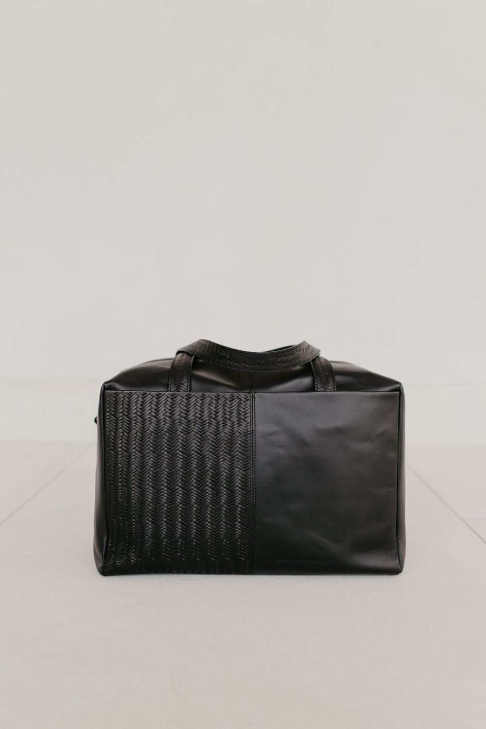 Weekender | Noir tissé