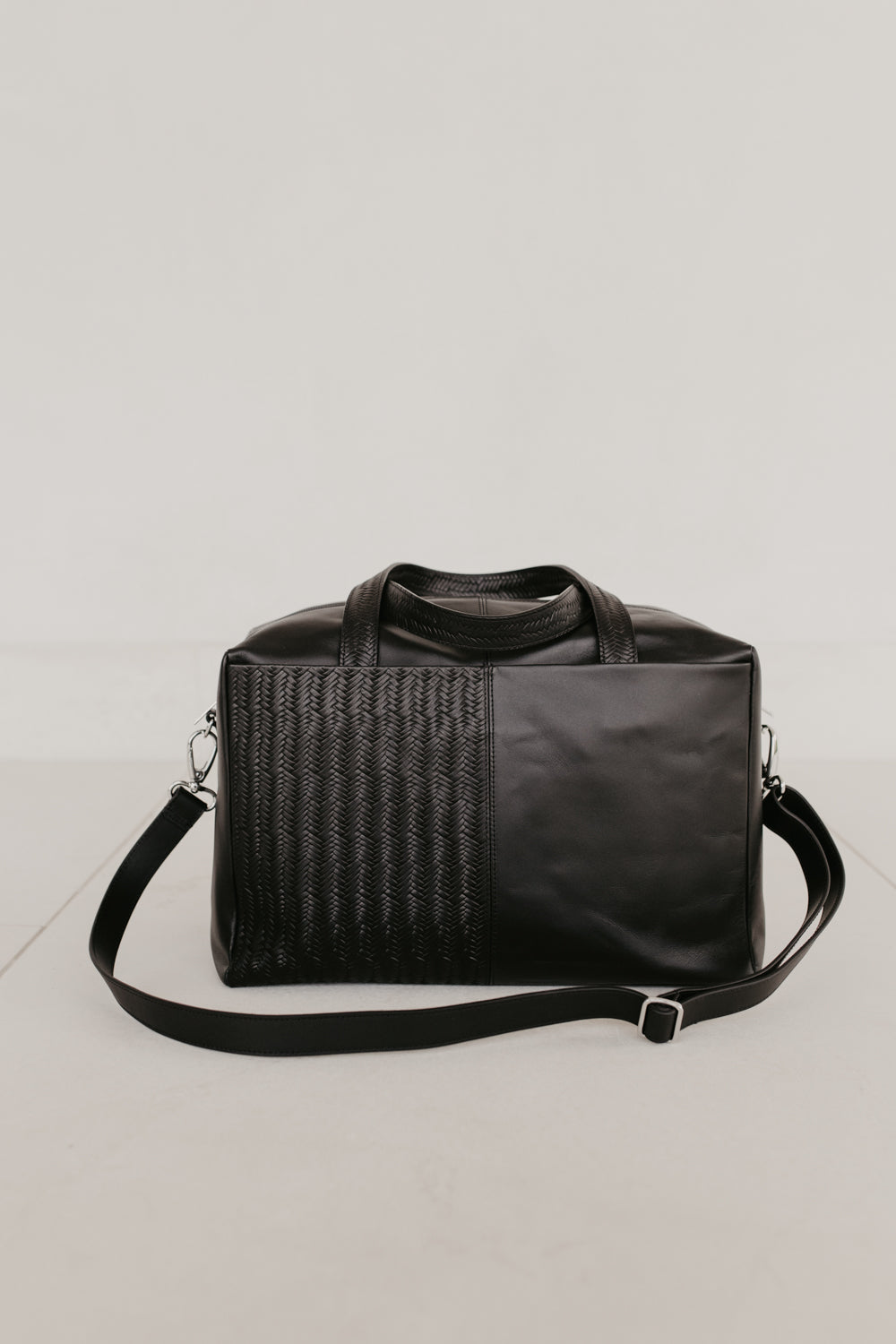 Weekender | Noir tissé