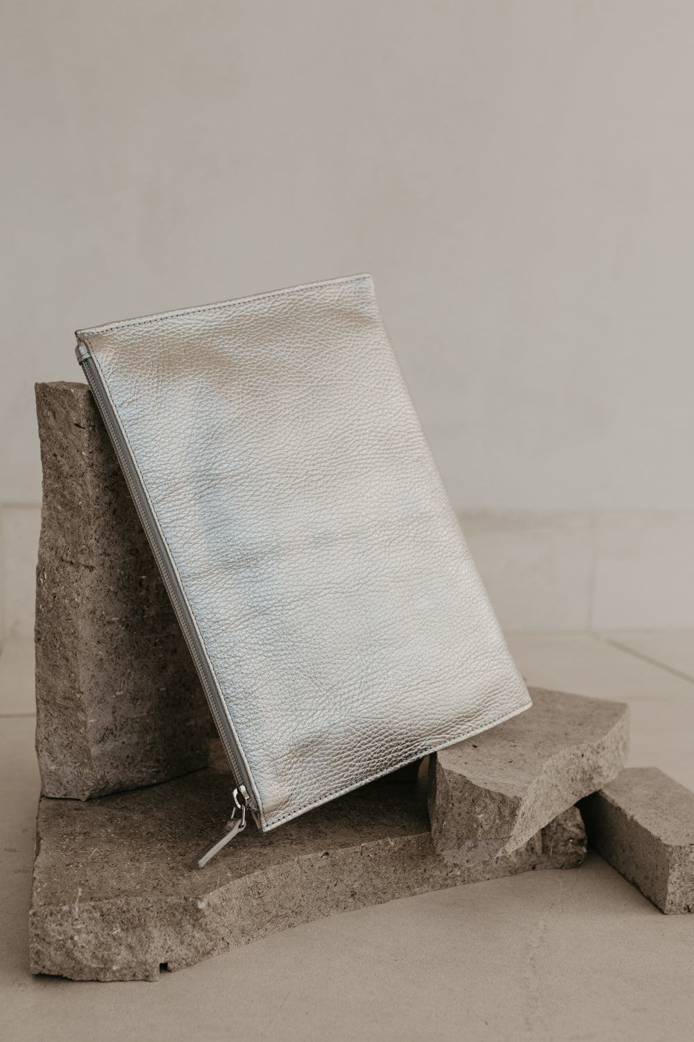 Bridal Collection | Zip Clutch Argent