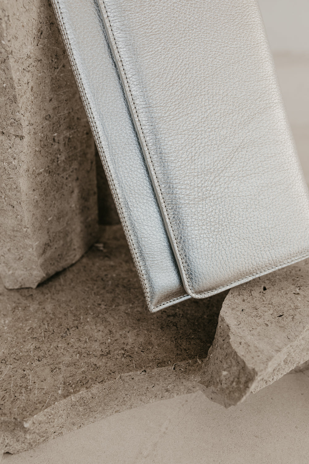 Bridal Collection | Pochette pliée argentée