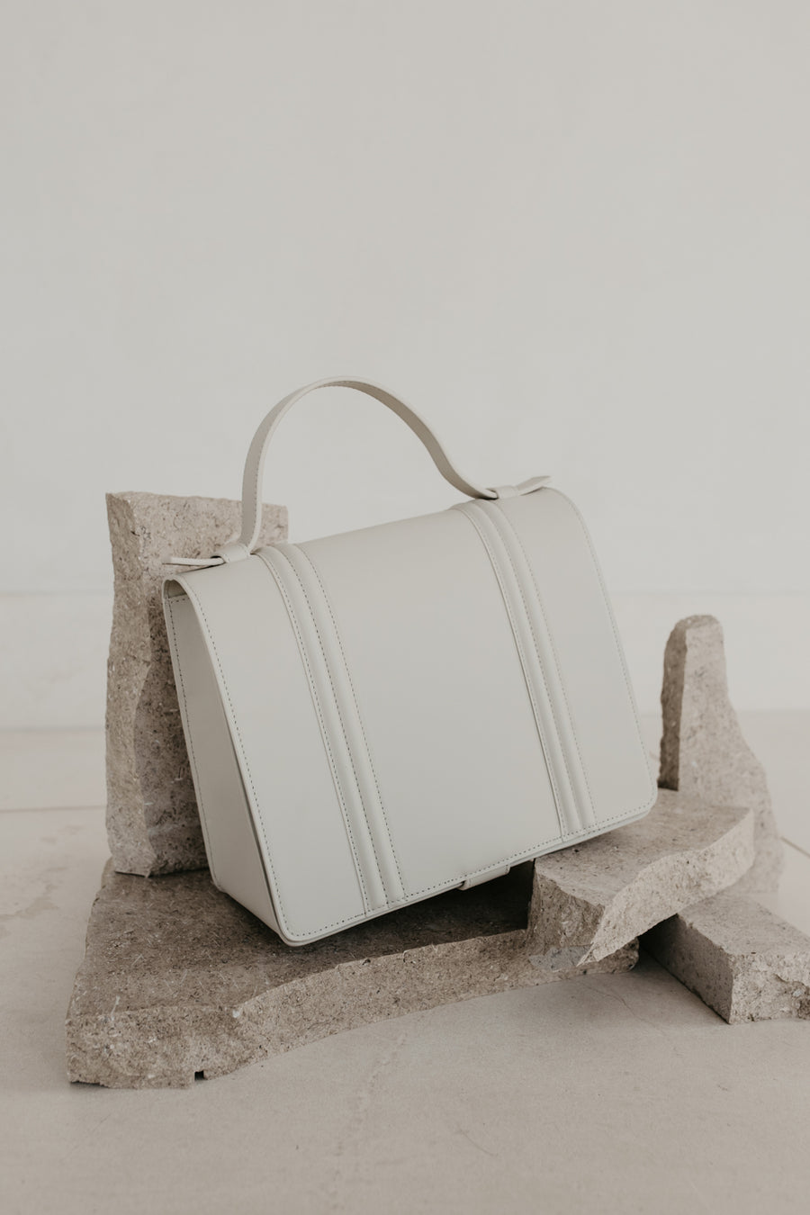 Mini Briefcase | Doublé White