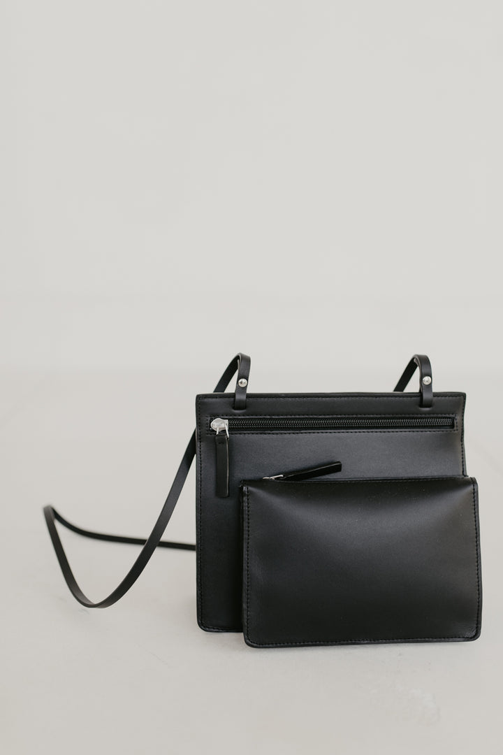 Pochette double | Noir pur