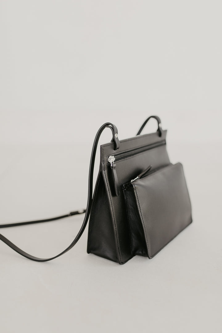 Pochette double | Noir pur