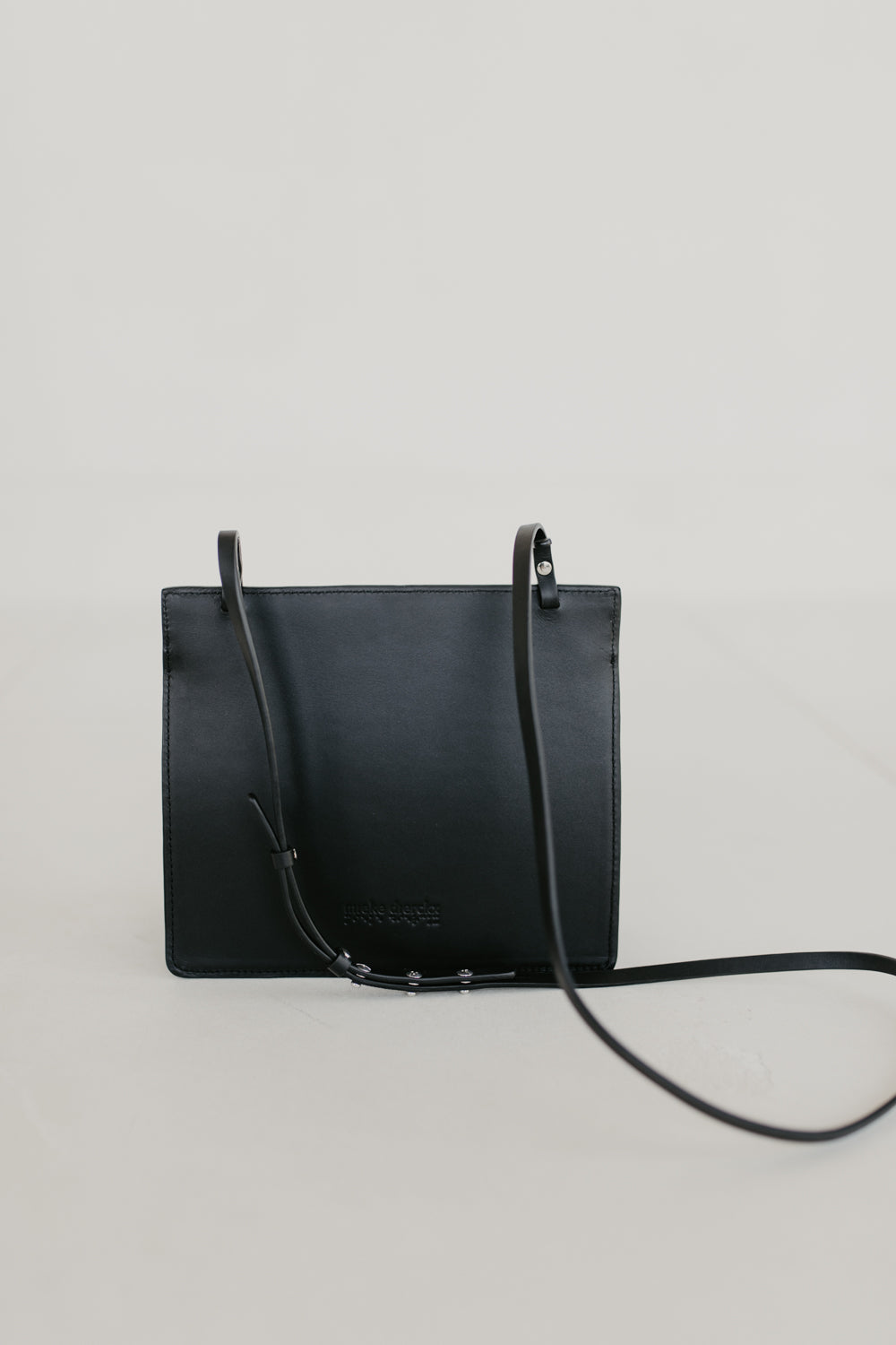 Pochette double | Noir pur