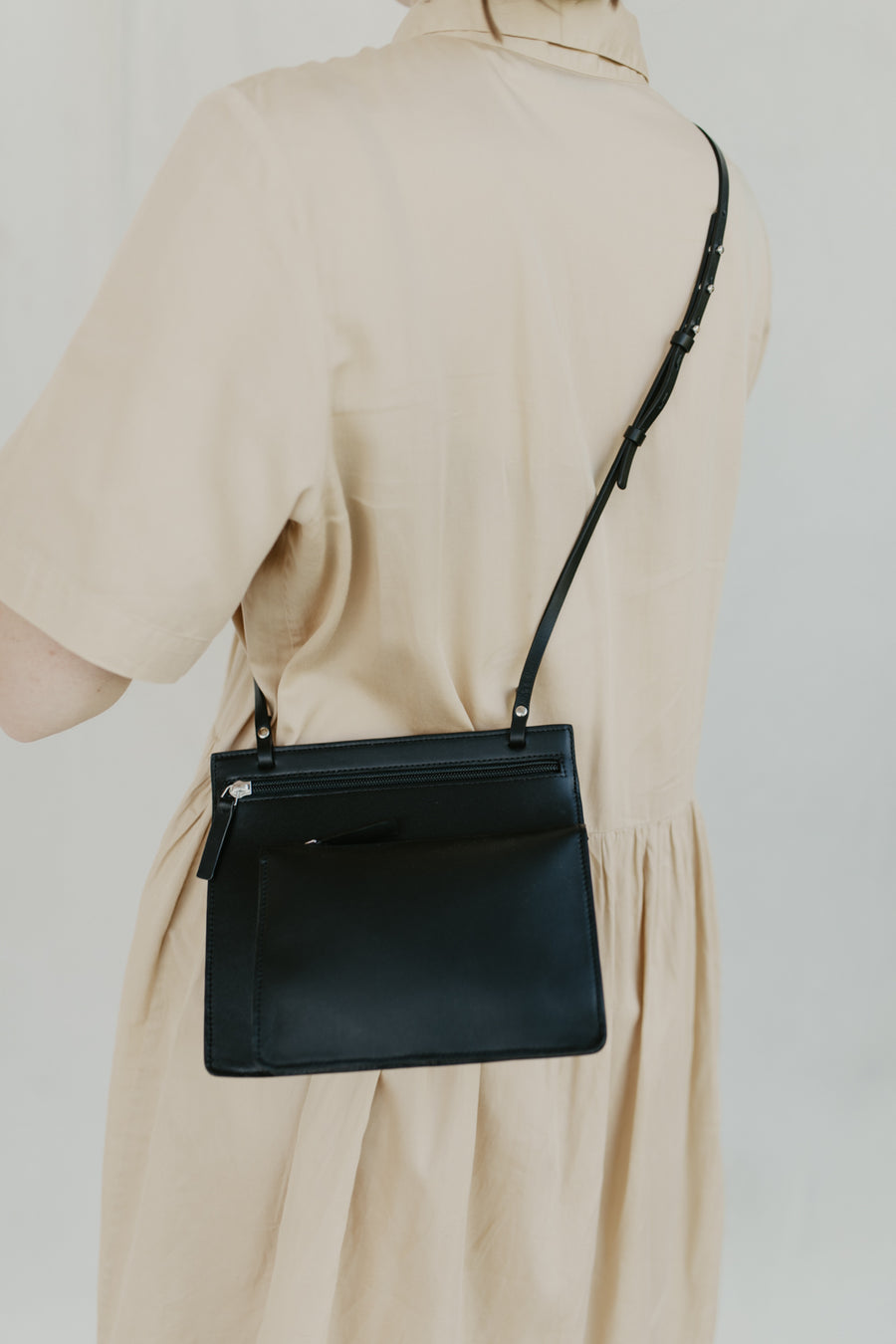 Pochette double | Noir pur