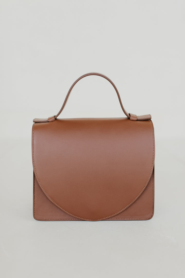 Porte-documents Mini | Cognac foncé Pure