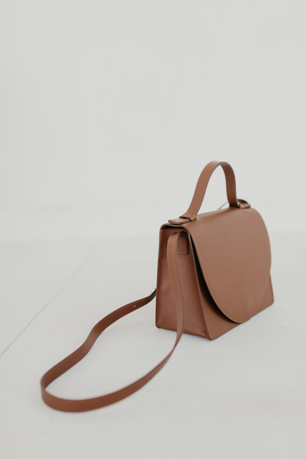 Porte-documents Mini | Cognac foncé Pure