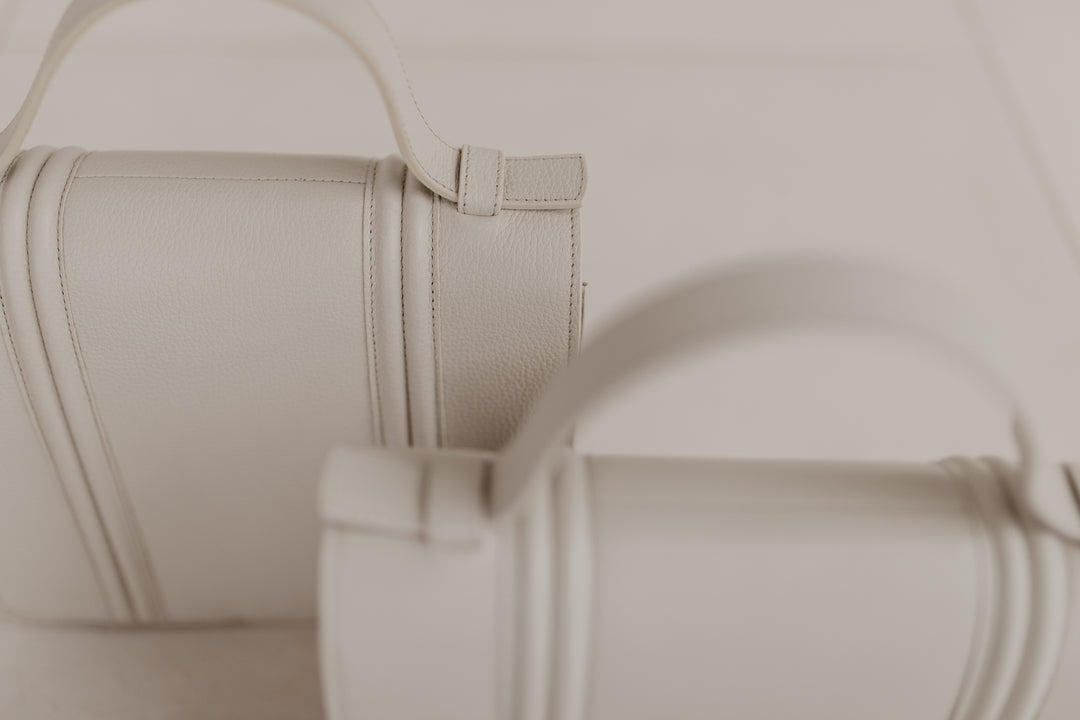 Mini Briefcase | Doublé White Structured