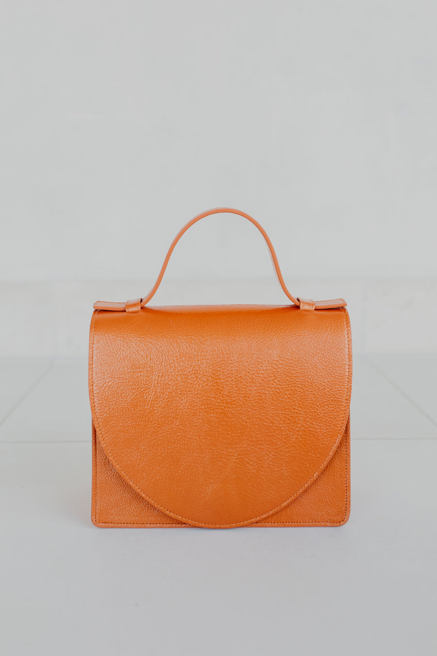 Mini Briefcase | Orange Stone