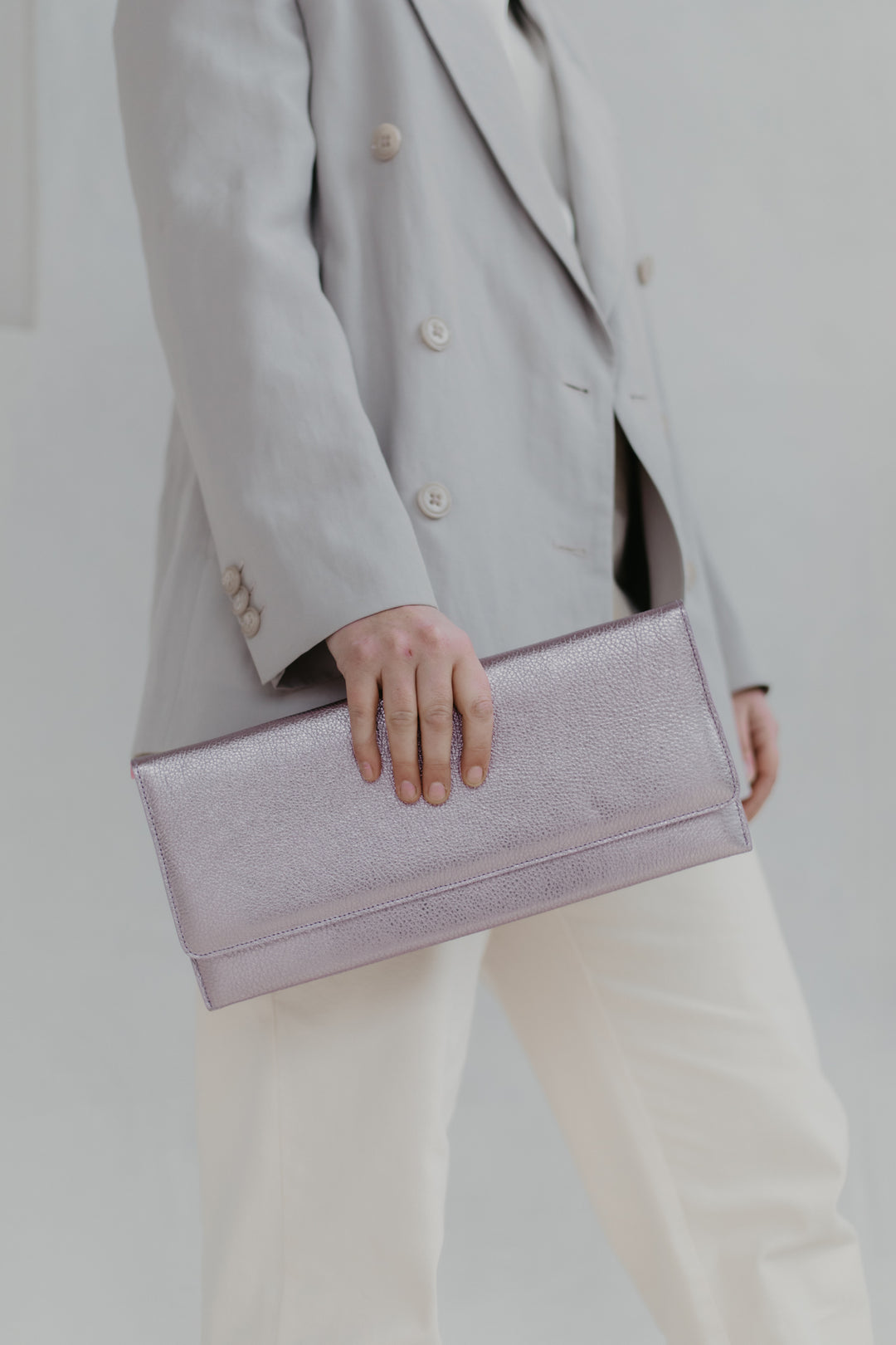 Bridal Collection | Folded Clutch Violet Shimmer