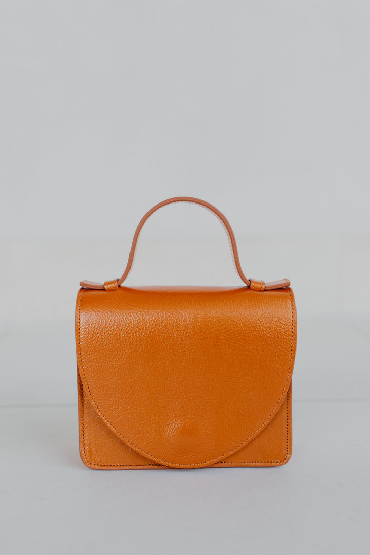 Micro Briefcase | Orange Stone