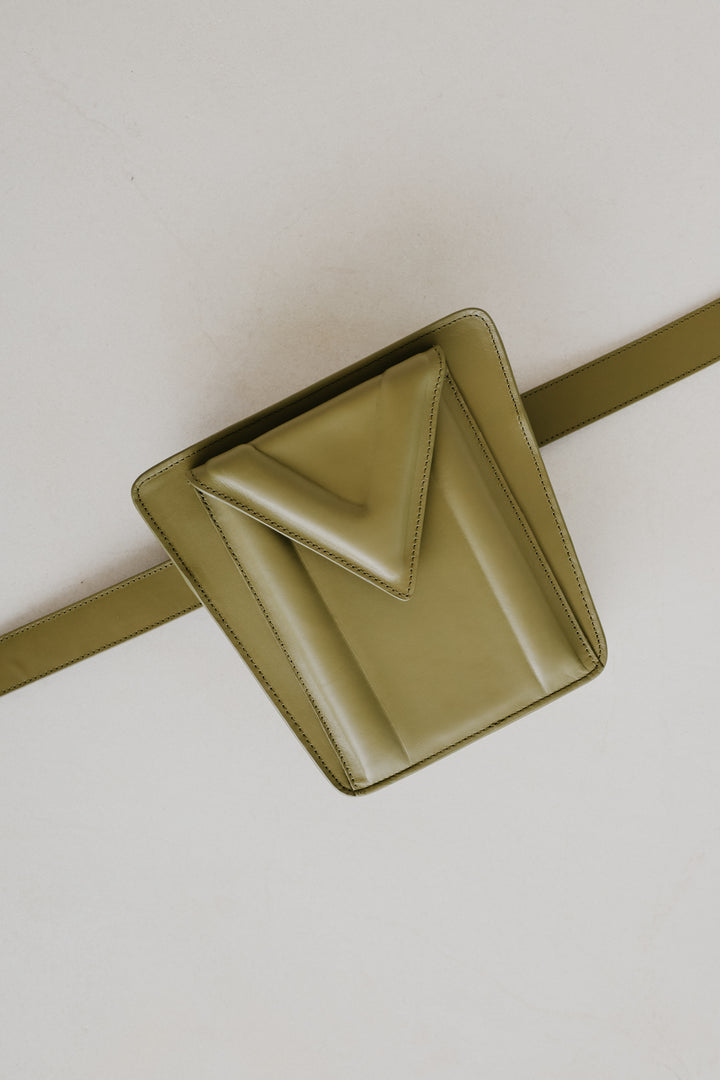 Belt Bag: Belt XL Khaki + Trapezium M Khaki