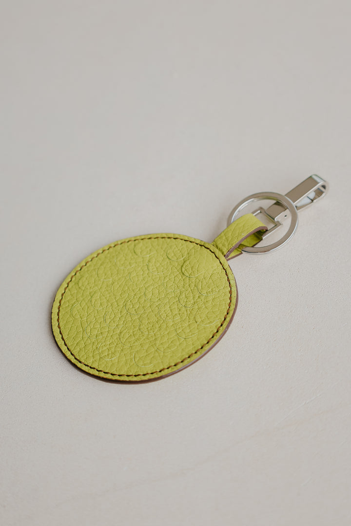 Keychain Scales | Stitched Lime / Ebony